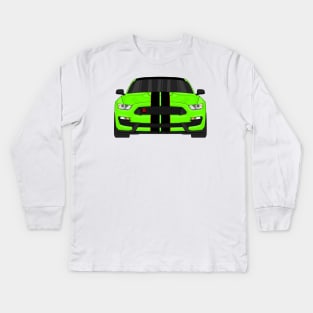 GT350R GRABBER LIME Kids Long Sleeve T-Shirt